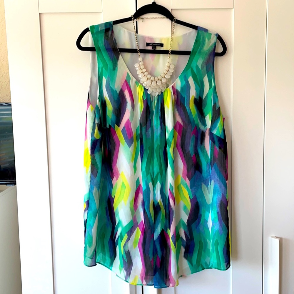 Anne Klein sleeveless blouse